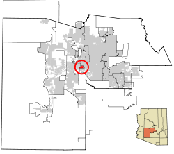 Maricopa County Incorporated and Planning areas Tolleson highlighted.svg