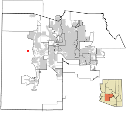 Maricopa County Incorporated and Planning areas Wintersburg location.svg