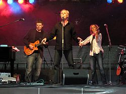 Bodo Kommnick, Werther Lohse und Yvonne Fechner im Juli 2008(„Inselleuchten“ Marienwerder)