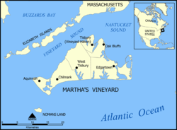 Karte von Martha’s Vineyard