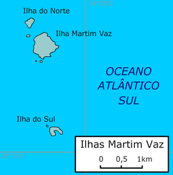 Karte von Martim Vaz
