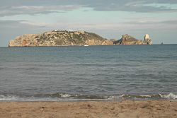 Illes Medes vom Strand von L’Estartit gesehen