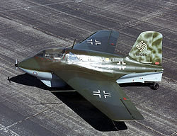 Raketen-Jagdflugzeug Messerschmitt Me 163B „Komet“