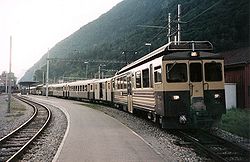 Zug in Interlaken