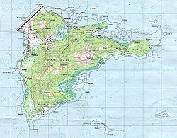 Karte der Insel Moen