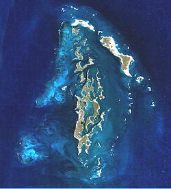 Die Inselgruppe aus Sicht eines Satelliten (Nasa World Wind)