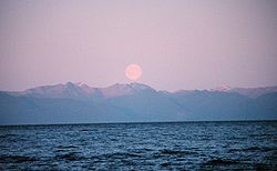 Mondaufgang in der Chatham Strait