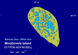 Karte der Morschowez-Insel