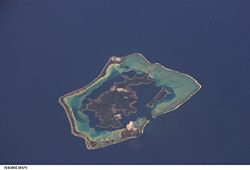NASA-Aufnahme von Bora Bora