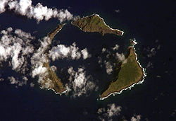 NASA-Aufnahme der Maug-Inseln