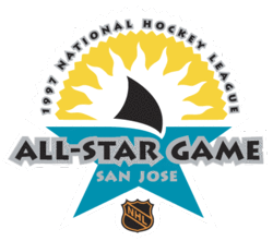 Das offizielle Logo des NHL All-Star Games 1997 in San José