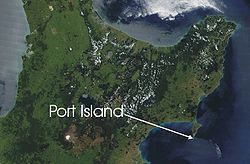 Lage von Port Island