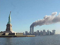 National Park Service 9-11 Statue of Liberty and WTC fire.jpg
