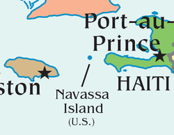 Karte von Navassa