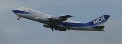 Boeing 747-200F der Nippon Cargo Airlines