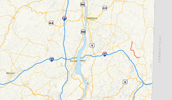 Karte der New York State Route 292