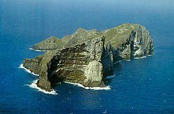 Luftaufnahme der Insel Nihoa