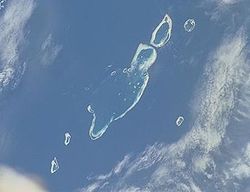 NASA-Photo der Ninigo-Inseln