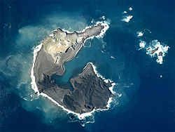 Luftaufnahme der Insel (1978)