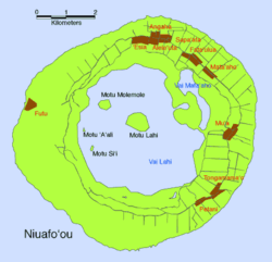 Karte von Niuafoʻou