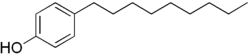 Struktur von 4-n-Nonylphenol