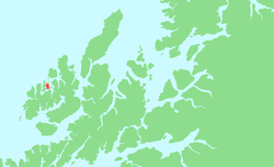 Lage von Dyrøya