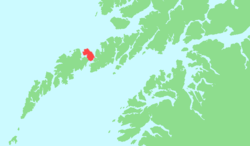 Lage von Gimsøy