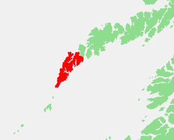 Karte von Moskenesøy