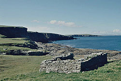 Ruinen auf der Isle of Noss