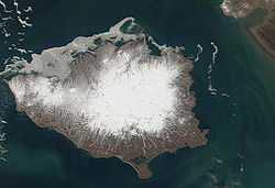 Satellitenbild von Nunivak
