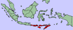 Karte von Kleine Sunda-Inseln
