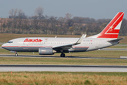 Boeing 737-7Z9 der Lauda Air
