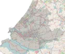 Topographie von Südholland