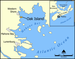 Lage von Oak Island