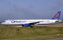 Ein Airbus A321-200 der Onur Air