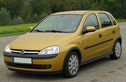 Opel Corsa C Fünftürer (2000–2003)