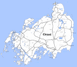Karte von Orust
