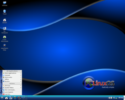 Bildschirmfoto von PCLinuxOS 2009.1