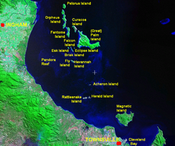 Karte der Great Palm Islands