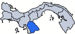 Karte Bistum Chitré