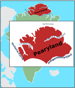Karte von Pearyland