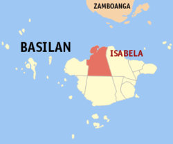 Karte von Basilan