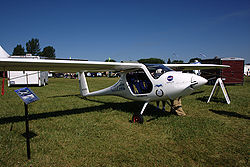 Pipistrel Sinus, Propeller in Segelflugstellung