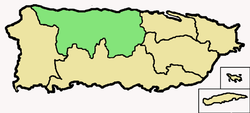 Karte Bistum Arecibo