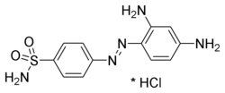 Struktur von Sulfamidochrysoidin