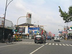 Hauptstrasse in Purwokerto