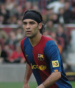 Rafael Márquez während der Begegnung FC Barcelona vs. RCD Mallorca am 15. April 2007