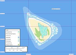 Karte der Insel Rawaki