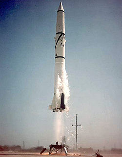 Start einer Redstone-Rakete von Launch Complex 6 am 17. September 1958