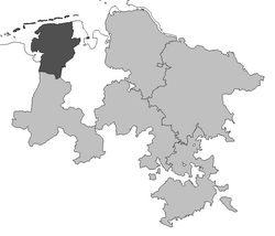 Regierrungsbzirk Aurich in der Provinz Hannover